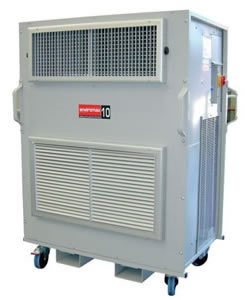 10.0kW ENVIROMAX10 Industrial Portable Air Conditioner / Spot Cooler with Heat Pump - Click for larger picture